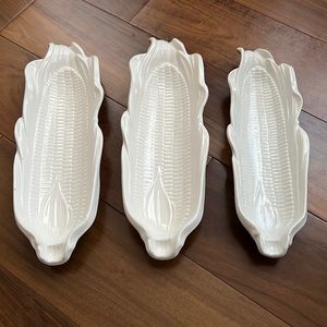 Corn on cob holder dishes